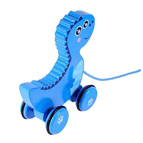 KONTONTY Dinosaurier-abschleppwagen Zum Ziehen | Lernspielzeug Aus Holz Für Kinder | Schiebe-spielzeugwagen | Pädagogisches Schleppauto | Babygeschenk KONTONTY Dinosaurier-abschleppwagen Zum Ziehen | Lernspielzeug Aus Holz Für Kinder | Schiebe-spielzeugwagen | Pädagogisches Schleppauto | Babygeschenk von KONTONTY