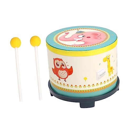 KONTONTY 1 Stück Trommelinstrument Musikinstrument-Trommel Kleinkindertrommel Hölzern von KONTONTY