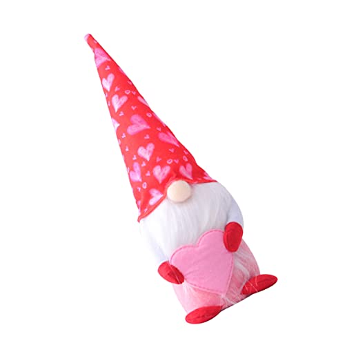 KONTONTY 1 Stück Valentinstag Plüschpuppe mit Herzmuster Romantisches für Freund oder Süße GNOME Deko für Besondere Anlässe Liebevolles Stoffspielzeug KONTONTY 1 Stück Valentinstag Plüschpuppe mit Herzmuster Romantisches für Freund oder Süße GNOME Deko für Besondere Anlässe Liebevolles Stoffspielzeug von KONTONTY