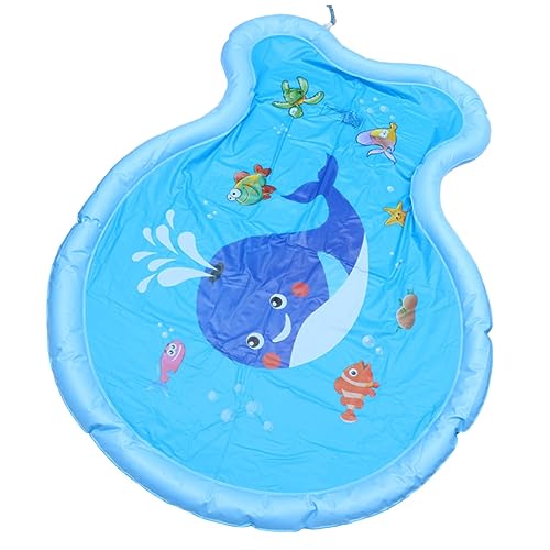 KONTONTY 1 Stück Wassersprühpad Mattensprinkler Unterlage im Freien sprühen Schwimmbad matten Rasen Rasensprengermatte Blau KONTONTY 1 Stück Wassersprühpad Mattensprinkler Unterlage im Freien sprühen Schwimmbad matten Rasen Rasensprengermatte Blau von KONTONTY