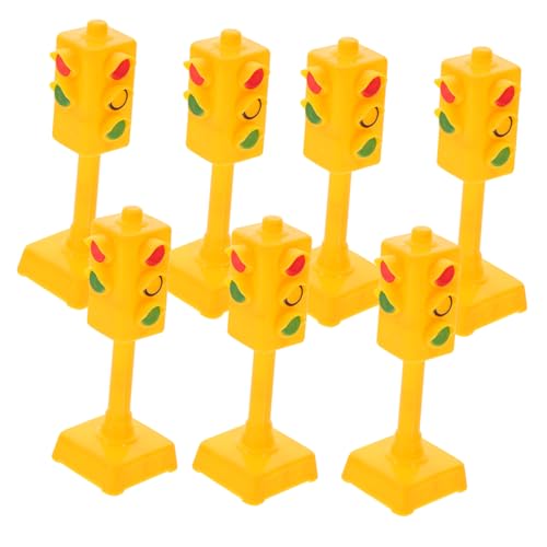 KONTONTY 10 Stück Ampelmodell Verkehrszeichen Kinderspielzeug Mini-verkehrszeichen Verkehrsschild Miniaturverstärker Verkehrszeichen- Ampel Yellow Abs KONTONTY 10 Stück Ampelmodell Verkehrszeichen Kinderspielzeug Mini-verkehrszeichen Verkehrsschild Miniaturverstärker Verkehrszeichen- Ampel Yellow Abs von KONTONTY