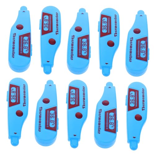 KONTONTY 10 Stück Arzt-Thermometer- Arzt-Kostümset Arzt Verkleidet Kinderarzt-Kostüm-Requisite Arzt-Outfit für Arzt Kostüm Requisite künstliches Thermometer Plastik Blau KONTONTY 10 Stück Arzt-Thermometer- Arzt-Kostümset Arzt Verkleidet Kinderarzt-Kostüm-Requisite Arzt-Outfit für Arzt Kostüm Requisite künstliches Thermometer Plastik Blau von KONTONTY