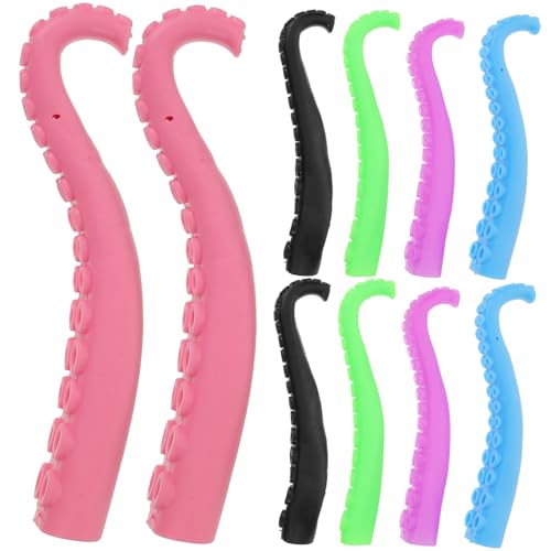 KONTONTY 10 Stück Fingerspielzeug Oktopus Fingerspielzeug Fingerpuppen Tentakel Fingerpuppen Oktopus Tentakel Finger Fingerpuppen Oktopus Figur Oktopus Puppen Oktopus von KONTONTY