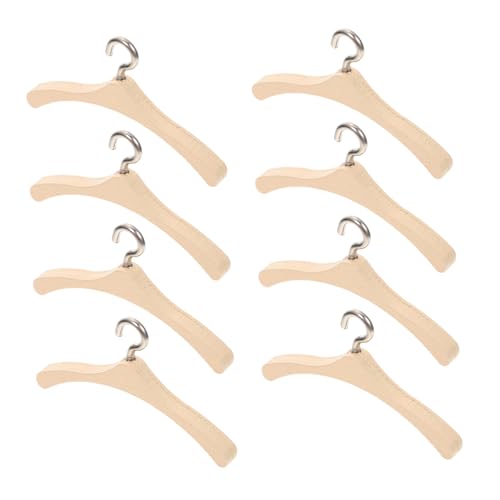 KONTONTY 10 Stück Kleiderständer Teiliges Holz Kleiderbügel Zubehör für Puppenhaus die Aufbewahrung und Präsentation von Puppenkleidung für Kreative Spielwelten KONTONTY 10 Stück Kleiderständer Teiliges Holz Kleiderbügel Zubehör für Puppenhaus die Aufbewahrung und Präsentation von Puppenkleidung für Kreative Spielwelten von KONTONTY