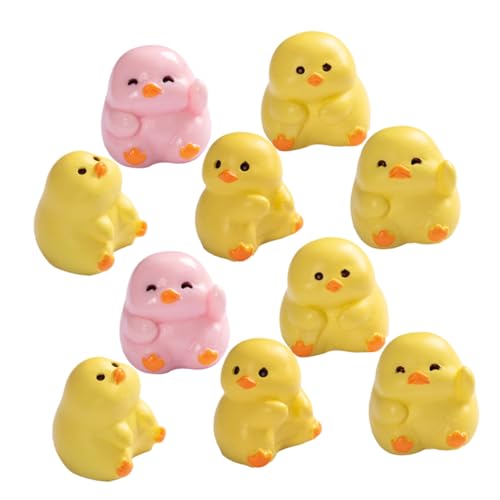 KONTONTY 10 Stück Kleine Puppen Miniaturtiere Mini Enten Feengartentiere Winzige Ente Kleine Enten Miniaturfiguren Zum Basteln Enten Charms Winzige Tierfiguren Kunstharz KONTONTY 10 Stück Kleine Puppen Miniaturtiere Mini Enten Feengartentiere Winzige Ente Kleine Enten Miniaturfiguren Zum Basteln Enten Charms Winzige Tierfiguren Kunstharz von KONTONTY