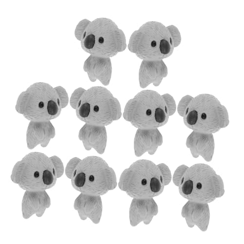 KONTONTY 10 Stück Koala-Schlüsselanhänger Känguru- Polar- Wolfsspielzeug Wölfe Tiere Koalabär Iglu-Figuren Tiger Bärenspielzeug Spielzeugbären Waldtierfiguren Harz Grau KONTONTY 10 Stück Koala-Schlüsselanhänger Känguru- Polar- Wolfsspielzeug Wölfe Tiere Koalabär Iglu-Figuren Tiger Bärenspielzeug Spielzeugbären Waldtierfiguren Harz Grau von KONTONTY