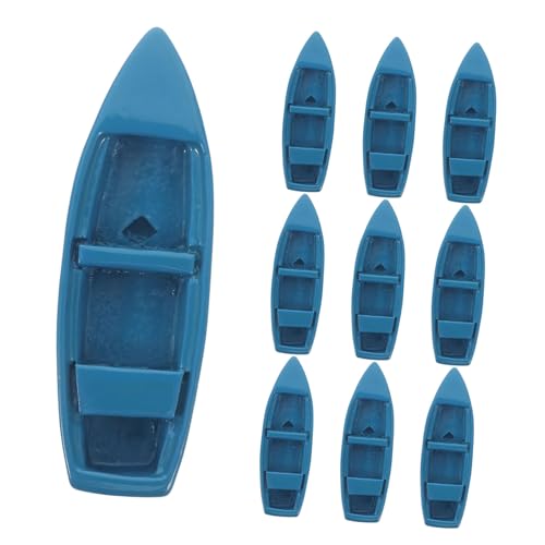 KONTONTY 10 Stück Mini-Yacht Thematisiert Fee Klein Winzig Garten Boot Bausatz Puppenhaus Yacht-Modell Nautisch Miniatur Küsten Deko Mini-kanu-Figur Kanu-sammlerstück Blau Harz KONTONTY 10 Stück Mini-Yacht Thematisiert Fee Klein Winzig Garten Boot Bausatz Puppenhaus Yacht-Modell Nautisch Miniatur Küsten Deko Mini-kanu-Figur Kanu-sammlerstück Blau Harz von KONTONTY