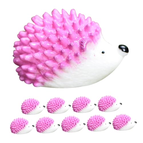 KONTONTY 10 Stück Miniatur-Igel Aus Harz Klein Desktop-Igel-Ornament Waldtierfiguren Mini Gartentierfiguren Dekoration Gartenverzierung Märchenhafte Gartentiere Miniatur Figur Violett Harz KONTONTY 10 Stück Miniatur-Igel Aus Harz Klein Desktop-Igel-Ornament Waldtierfiguren Mini Gartentierfiguren Dekoration Gartenverzierung Märchenhafte Gartentiere Miniatur Figur Violett Harz von KONTONTY
