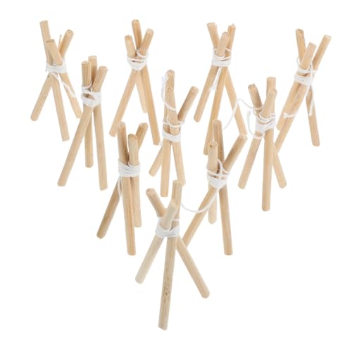 KONTONTY 10 Stück Puppenhaus Miniatur Lagerfeuer Holzregal: Kleiner Brennholzhalter Für Outdoor-Camping – Halloween-Dekoration, DIY Puppenhaus-zubehör KONTONTY 10 Stück Puppenhaus Miniatur Lagerfeuer Holzregal: Kleiner Brennholzhalter Für Outdoor-Camping – Halloween-Dekoration, DIY Puppenhaus-zubehör von KONTONTY