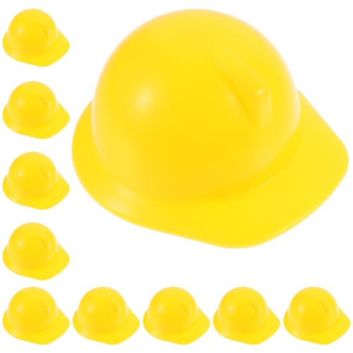 KONTONTY Miniatur-schutzhelm Für Puppen 10-teilig Puppenhelm Realistisches Helmmodell Für Fantasievolles Spielen Geburtstagsfeiern Und Sportveranstaltungsdekor von KONTONTY