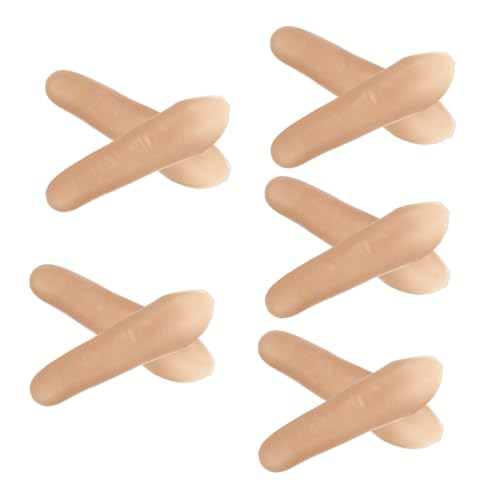 KONTONTY 10 Stück Realistische Künstliche Finger: Gruselige Halloween-Requisiten Mit Langen Fingern Für Partystreiche – Zaubererzubehör Für Tricks, Streiche, Bühnenauftritte Und Partys von KONTONTY