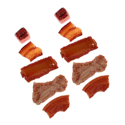 KONTONTY Realistische Gefälschte Schweinerippchen Sets Simulation Lebensmittel Für Küche Restaurant von KONTONTY