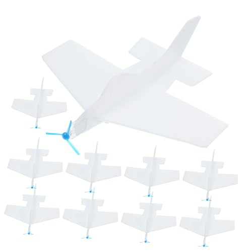 KONTONTY 10 Stück Teiliges DIY Flugzeugspielzeug Interaktive Modelle für Leicht für Outdoor Aktivitäten und Kreative Bastelprojekte KONTONTY 10 Stück Teiliges DIY Flugzeugspielzeug Interaktive Modelle für Leicht für Outdoor Aktivitäten und Kreative Bastelprojekte von KONTONTY