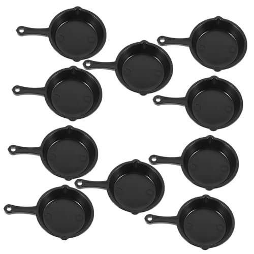KONTONTY 10 Stück Teiliges Dekorative Pfannen aus Kreative Zubehörteile für Puppenhäuser Realistische Küchenornamente für Miniaturliebhaber Langlebig und Sicher KONTONTY 10 Stück Teiliges Dekorative Pfannen aus Kreative Zubehörteile für Puppenhäuser Realistische Küchenornamente für Miniaturliebhaber Langlebig und Sicher von KONTONTY