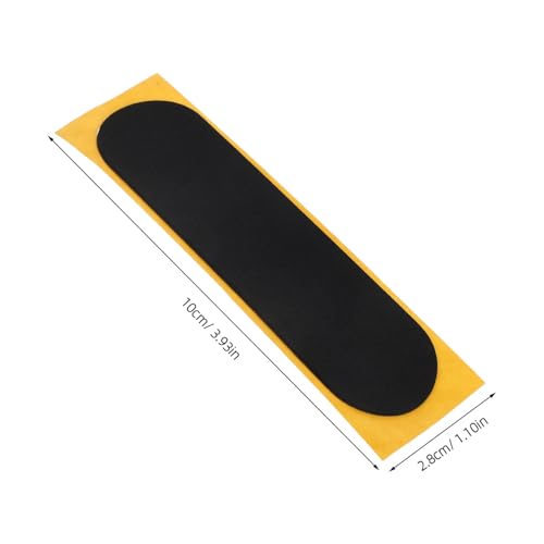 KONTONTY 10 Stück Teiliges Fingerboard Grip Tape aus Rutschfestem Schaumstoff Selbstklebende Rutsch Aufkleber für Finger Skateboard Zubehör Langlebig und Handschonend Einfache Anbringung von KONTONTY