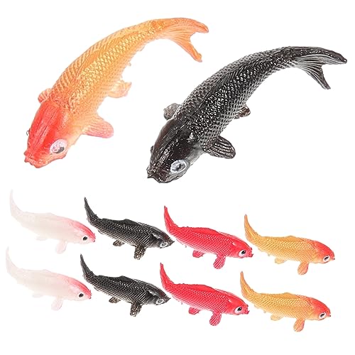 KONTONTY 10 Stück Teiliges Fischfiguren für Puppenhaus Dekoration Lebensechte Meeresbewohner Spielzeuge Kreativität von Kindern für Garten und Spielszene KONTONTY 10 Stück Teiliges Fischfiguren für Puppenhaus Dekoration Lebensechte Meeresbewohner Spielzeuge Kreativität von Kindern für Garten und Spielszene von KONTONTY