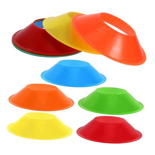 KONTONTY 10 Stück Teiliges Fußball Trainingsmarker Stand Stabile Ballbasis Einfache Kompakt Platzsparend für Trainingseinheiten Farben KONTONTY 10 Stück Teiliges Fußball Trainingsmarker Stand Stabile Ballbasis Einfache Kompakt Platzsparend für Trainingseinheiten Farben von KONTONTY