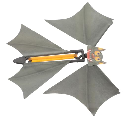 KONTONTY 10 Stück Teiliges Halloween Fledermaus aus Robustem Kunststoff Fliegende Requisiten für Gruselige Streiche und Dekorationen Wiederverwendbar für Partys und KONTONTY 10 Stück Teiliges Halloween Fledermaus aus Robustem Kunststoff Fliegende Requisiten für Gruselige Streiche und Dekorationen Wiederverwendbar für Partys und von KONTONTY