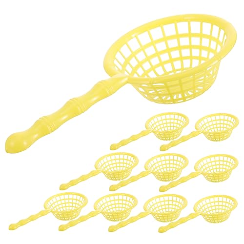 KONTONTY 10 Stück Teiliges Kunststoff Badespielzeug Kescher für Jugendliche Leichtes Strandspielzeug Netz zum Greifen und Fischen Robustes Handliches Wasserspielzeug für KONTONTY 10 Stück Teiliges Kunststoff Badespielzeug Kescher für Jugendliche Leichtes Strandspielzeug Netz zum Greifen und Fischen Robustes Handliches Wasserspielzeug für von KONTONTY