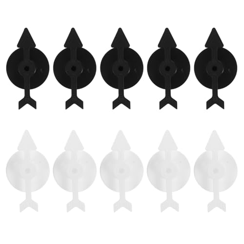 KONTONTY 10 Stück Teiliges Kunststoffpfeile für Brettspiele DIY Drehscheiben Zubehör für Klassenzimmeraktivitäten und Partys für Gruppenspiele und Schulprojekte KONTONTY 10 Stück Teiliges Kunststoffpfeile für Brettspiele DIY Drehscheiben Zubehör für Klassenzimmeraktivitäten und Partys für Gruppenspiele und Schulprojekte von KONTONTY
