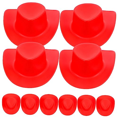 KONTONTY 10 Stück Teiliges Mini Cowboyhüte für Puppen Farbige Westernhüte aus Kunststoff für DIY Projekte und Puppenkostüme für Kreative Spielideen und Festliche Anlässe KONTONTY 10 Stück Teiliges Mini Cowboyhüte für Puppen Farbige Westernhüte aus Kunststoff für DIY Projekte und Puppenkostüme für Kreative Spielideen und Festliche Anlässe von KONTONTY