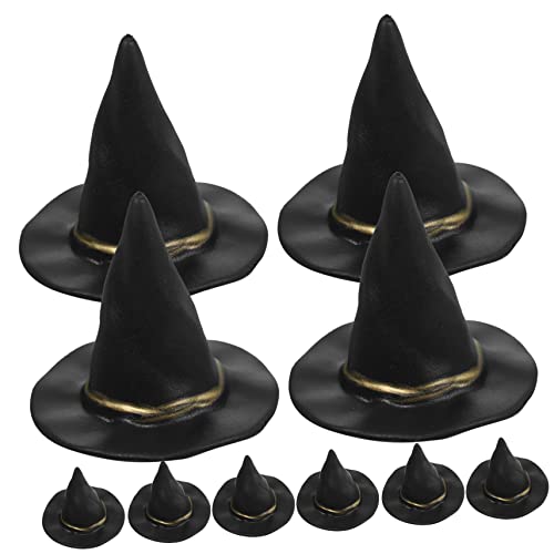 KONTONTY 10 Stück Teiliges Mini Hexenhut für Puppenhaus Leichte Glatte Halloween Deko Sicher und Langlebig zum Basteln Geschenke für Dekoration zu Halloween und Geburtstagen KONTONTY 10 Stück Teiliges Mini Hexenhut für Puppenhaus Leichte Glatte Halloween Deko Sicher und Langlebig zum Basteln Geschenke für Dekoration zu Halloween und Geburtstagen von KONTONTY
