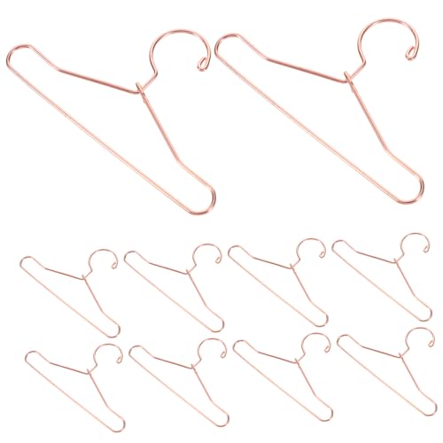 KONTONTY 10 Stück Teiliges Mini Kleiderbügel aus Metall für Puppenbekleidung Robuste Puppenaufhänger für Puppenhaus Zubehör und Organisation KONTONTY 10 Stück Teiliges Mini Kleiderbügel aus Metall für Puppenbekleidung Robuste Puppenaufhänger für Puppenhaus Zubehör und Organisation von KONTONTY