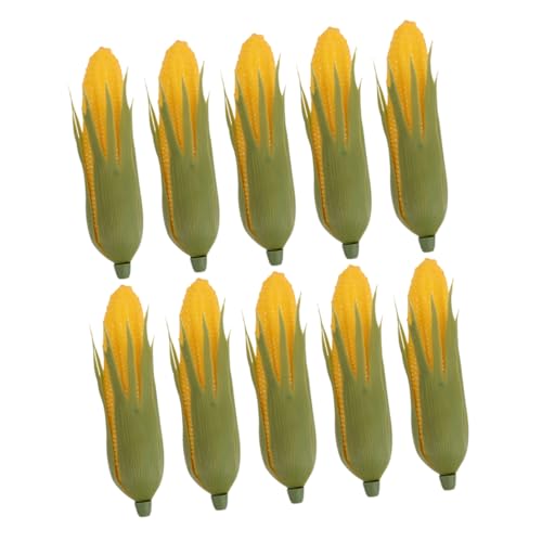 KONTONTY 10 Stück Teiliges Realistische Künstliche Maismodelle Lebensechte Simulation Vielseitige Dekoration für Küche Fotorequisiten Laden und Heimdisplay Pflegeleicht und Fotogen von KONTONTY