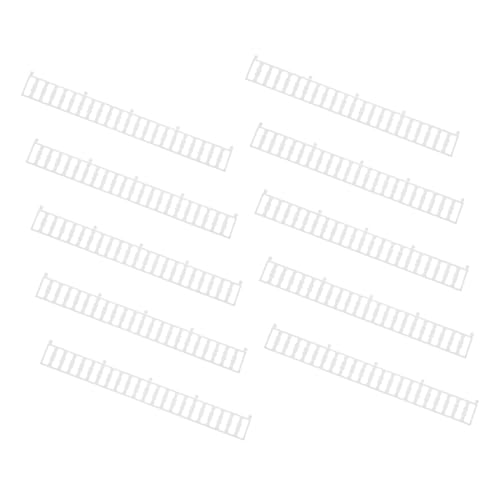 KONTONTY 10 Stück Zäune Vintage Mikro Landschaftszäune für Feengärten Sandtische und Puppenhäuser Dekorationszubehör für DIY Projekte von KONTONTY