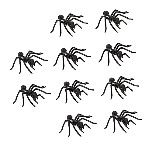 KONTONTY 10 Stück die Ameisen erschrecken Halloween Party deko Lebensechte Ameisen Toys Streich aus Kit simulierte Ameisen realistische Nachahmung von Fehlern PVC Black von KONTONTY