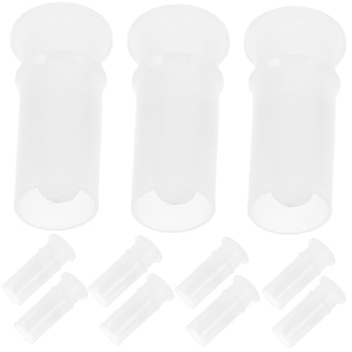 KONTONTY 100 Stück BB Whistle Accessoires praktische Quietscher Hundespielzeugquietscher Kunststoffeinsatz Quietscher kompakter Puppenquietscher Accessoire Harz Weiß von KONTONTY