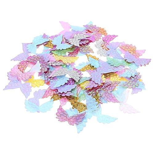 KONTONTY 100 Stück Dekorative Engelsflügel, Kleidungsstück, Kostüm, Kopfschmuck, Kleidung, Dekoration Für Party KONTONTY 100 Stück Dekorative Engelsflügel, Kleidungsstück, Kostüm, Kopfschmuck, Kleidung, Dekoration Für Party von KONTONTY