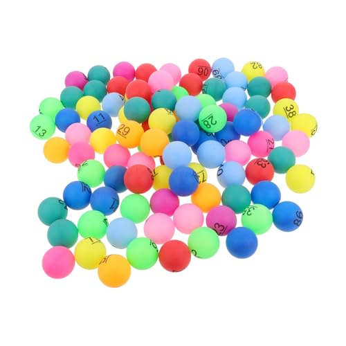 KONTONTY 100 Stück Farbkugeln Und Gewinnbälle Bingo-Zahlen Zahlen-Bingo Bingo-preise Game Night Accessoires Gewinnspielkugeln Bälle Ziehen Tombola-kugelnummern Farbsortierkugel Pp KONTONTY 100 Stück Farbkugeln Und Gewinnbälle Bingo-Zahlen Zahlen-Bingo Bingo-preise Game Night Accessoires Gewinnspielkugeln Bälle Ziehen Tombola-kugelnummern Farbsortierkugel Pp von KONTONTY