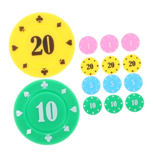 KONTONTY 100 Stück Zählchips Spielbelohnungsmünzen Spiel-Requisite Chip-Requisite Für Verschiedene Anwendungen KONTONTY 100 Stück Zählchips Spielbelohnungsmünzen Spiel-Requisite Chip-Requisite Für Verschiedene Anwendungen von KONTONTY