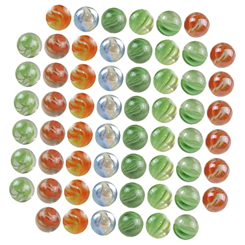 KONTONTY 100 Stück Marmordekoration Murmeln Für Murmeln Groß Groß Marmor Sortiert Marmorspielzeug Dekoration Dekorationen Dekorative Glasmurmeln Glasmurmeln Für Glas Zufällige Farbe von KONTONTY