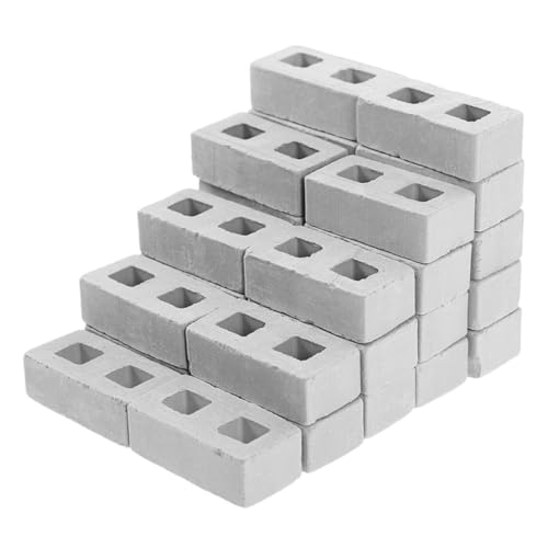 KONTONTY 100 Stück Maßstab Realistische Miniatur Fake Backsteine für Puppenhaus Landschaftsbau DIY Mini Garten Baumaterial Modell Zubehör KONTONTY 100 Stück Maßstab Realistische Miniatur Fake Backsteine für Puppenhaus Landschaftsbau DIY Mini Garten Baumaterial Modell Zubehör von KONTONTY