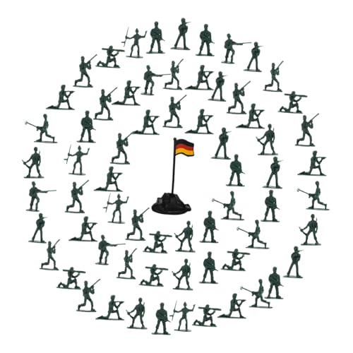 KONTONTY 100 Stück Miniaturmenschen Figuren Toy Soldier Modellbau spielzeugsoldaten realistische Menschenfigur Kinderversorgung winzige Leute Plastik von KONTONTY
