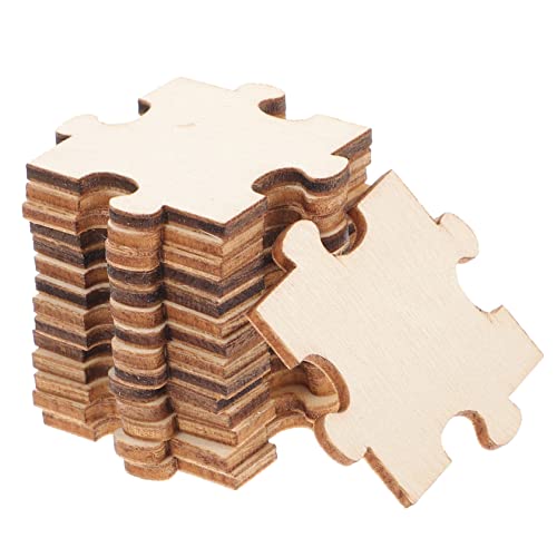 KONTONTY 100 Stück Teiliges Blanko Holzpuzzle Unbehandelte Puzzle Teile zum Basteln und Bemalen DIY Holzbausteine für Kreative für Partydekoration und Malprojekte KONTONTY 100 Stück Teiliges Blanko Holzpuzzle Unbehandelte Puzzle Teile zum Basteln und Bemalen DIY Holzbausteine für Kreative für Partydekoration und Malprojekte von KONTONTY