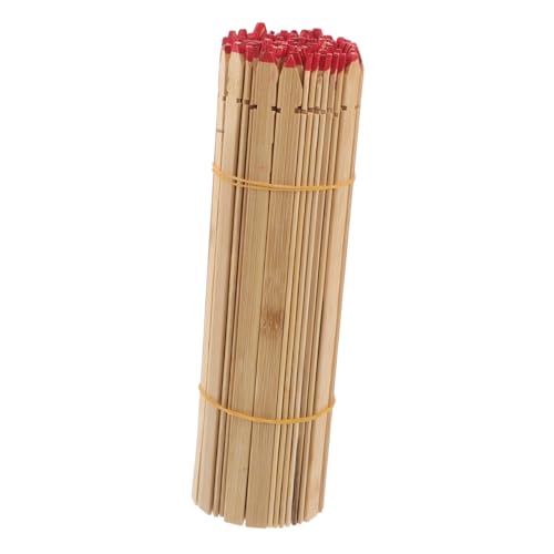 KONTONTY 100 Stück Weissagungs-Bambusstab Leere Glücksstäbe Chinesische Glücksruten Weissagungswerkzeuge Wahrsagestäbchen Glücksstäbe aus Bambus Vintage -Wahrsagerei -Requisite Leere Stöcke KONTONTY 100 Stück Weissagungs-Bambusstab Leere Glücksstäbe Chinesische Glücksruten Weissagungswerkzeuge Wahrsagestäbchen Glücksstäbe aus Bambus Vintage -Wahrsagerei -Requisite Leere Stöcke von KONTONTY