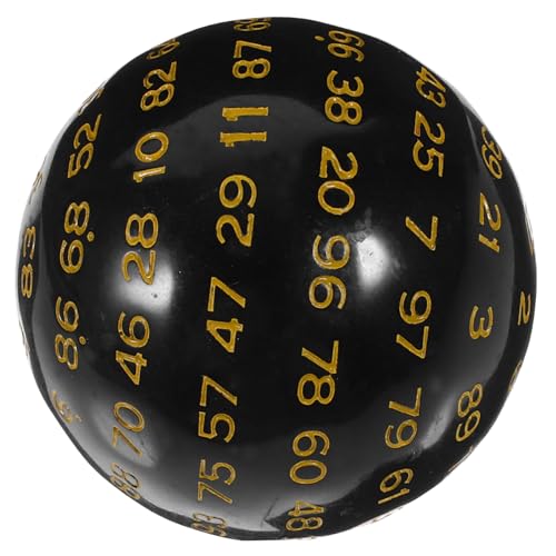 KONTONTY Rollenspielwürfel - 100-seitiger Würfel Aus Acryl Mit Zahlen Ideal Für Tabletop-Spiele von KONTONTY