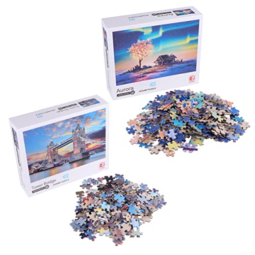 KONTONTY 1000 Stück Puzzle Für Frühes Pädagogisches Lernen Rätsel Spielzeuge Puzzle-Spielzeug Gebaut Kind Bild von KONTONTY