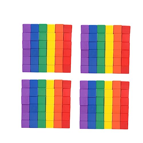 KONTONTY 100 Stück Quadratische Holzblöcke Bastelwürfel Zur Dekoration Leuchtende Farben Für Kinder Sicher Für Fantasievolles Spielen 1 cm 2 cm Große En-blöcke KONTONTY 100 Stück Quadratische Holzblöcke Bastelwürfel Zur Dekoration Leuchtende Farben Für Kinder Sicher Für Fantasievolles Spielen 1 cm 2 cm Große En-blöcke von KONTONTY