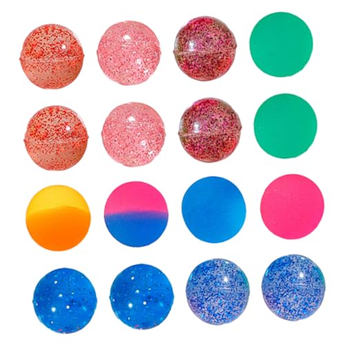 KONTONTY 100St Bunte Hüpfbälle flummies f�r hupfball für für Bunter springender Ball für Farbiges Hüpfballspielzeug Bälle hüpfen Gummi von KONTONTY