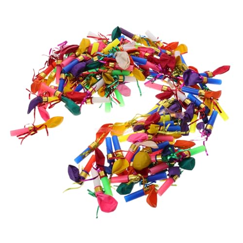 KONTONTY 100St Pfeifenspielzeug für Parteischreier lange Ballonpumpe bläst Pfeifen aus Kinderparty-Gebläse luftballons geburtstagsgeschenke Halloween-Pfeife Partypfeife Neujahr Gummi KONTONTY 100St Pfeifenspielzeug für Parteischreier lange Ballonpumpe bläst Pfeifen aus Kinderparty-Gebläse luftballons geburtstagsgeschenke Halloween-Pfeife Partypfeife Neujahr Gummi von KONTONTY