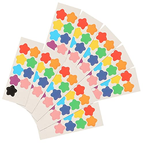 KONTONTY 10Blätter Magnetische Sternaufkleber für Belohnungstafeln Farbenfrohe Magnetsterne für Kühlschrank Whiteboard und Pinnwand für Lehrer und Eltern zur Motivation KONTONTY 10Blätter Magnetische Sternaufkleber für Belohnungstafeln Farbenfrohe Magnetsterne für Kühlschrank Whiteboard und Pinnwand für Lehrer und Eltern zur Motivation von KONTONTY