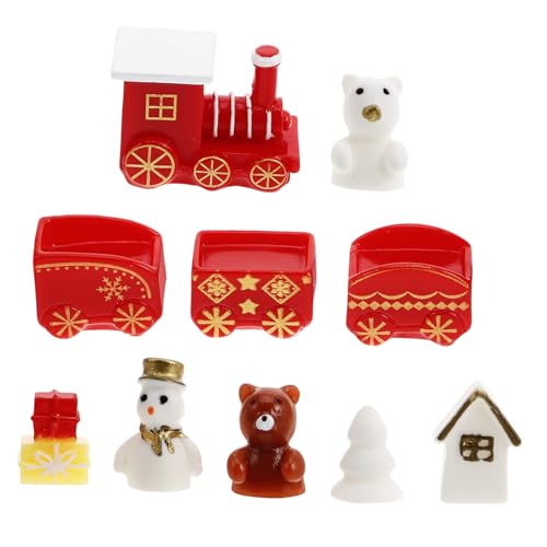 KONTONTY 10Er Set Snowman Present Box Zuggruppe Zug Weihnachtsschmuck Urlaub winzig kleine Schneemannfiguren Zugverzierungen aus Holz Tumble-Zug schneekugelfiguren selber Machen Harz KONTONTY 10Er Set Snowman Present Box Zuggruppe Zug Weihnachtsschmuck Urlaub winzig kleine Schneemannfiguren Zugverzierungen aus Holz Tumble-Zug schneekugelfiguren selber Machen Harz von KONTONTY
