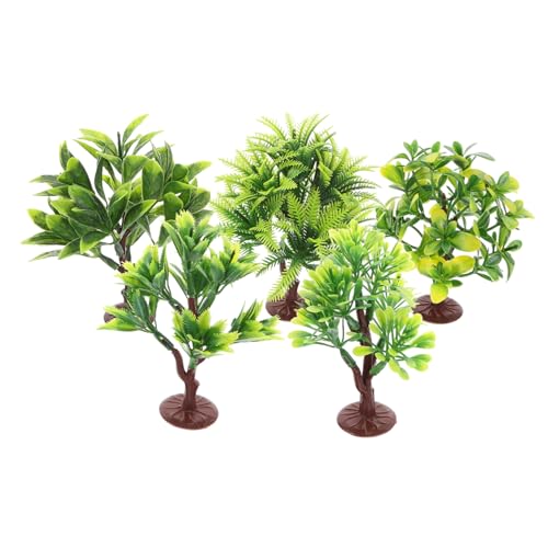 KONTONTY Realistische Simulation Baum Ornamente 10 stücke Modell Bäume für Spielzeug Bäume Miniatur Dekorationen von KONTONTY