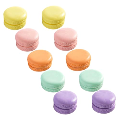 KONTONTY 10 Stücke Faux Macaron Modelle Lebensechte Desserts Requisiten Für Bäckerei Shop Party Dekorationen von KONTONTY