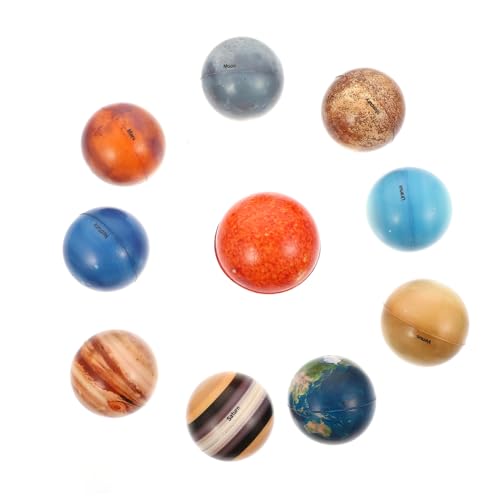KONTONTY 10Stücke Planeten Bälle Lustige Dekompressionsspielzeuge Für Antistress Bälle Aus Weichem Material Zur Stressbewältigung Kognitiven Fähigkeiten KONTONTY 10Stücke Planeten Bälle Lustige Dekompressionsspielzeuge Für Antistress Bälle Aus Weichem Material Zur Stressbewältigung Kognitiven Fähigkeiten von KONTONTY