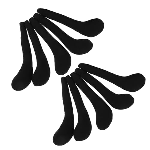 KONTONTY 10Stücke Teiliges Plüsch Puppenbeine Schwarz Für DIY Kleidung Weiche Und Langlebige Puppenzubehörteile Für Babypuppen Und Puppenhaus Unverzichtbares Accessoire Für Kreative von KONTONTY